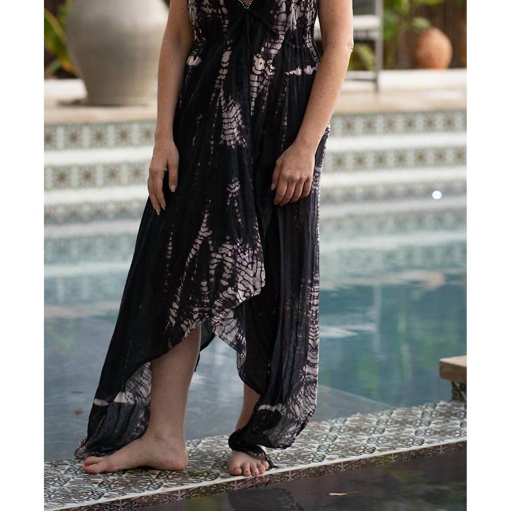 NEW MALIBUTIQUE lani bikini cover up in black and grey